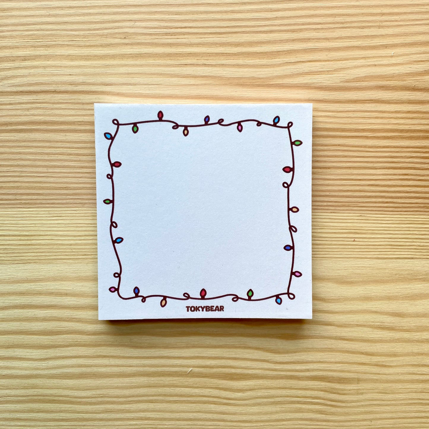 Memo Pad - Christmas Lights | A Cosy Christmas