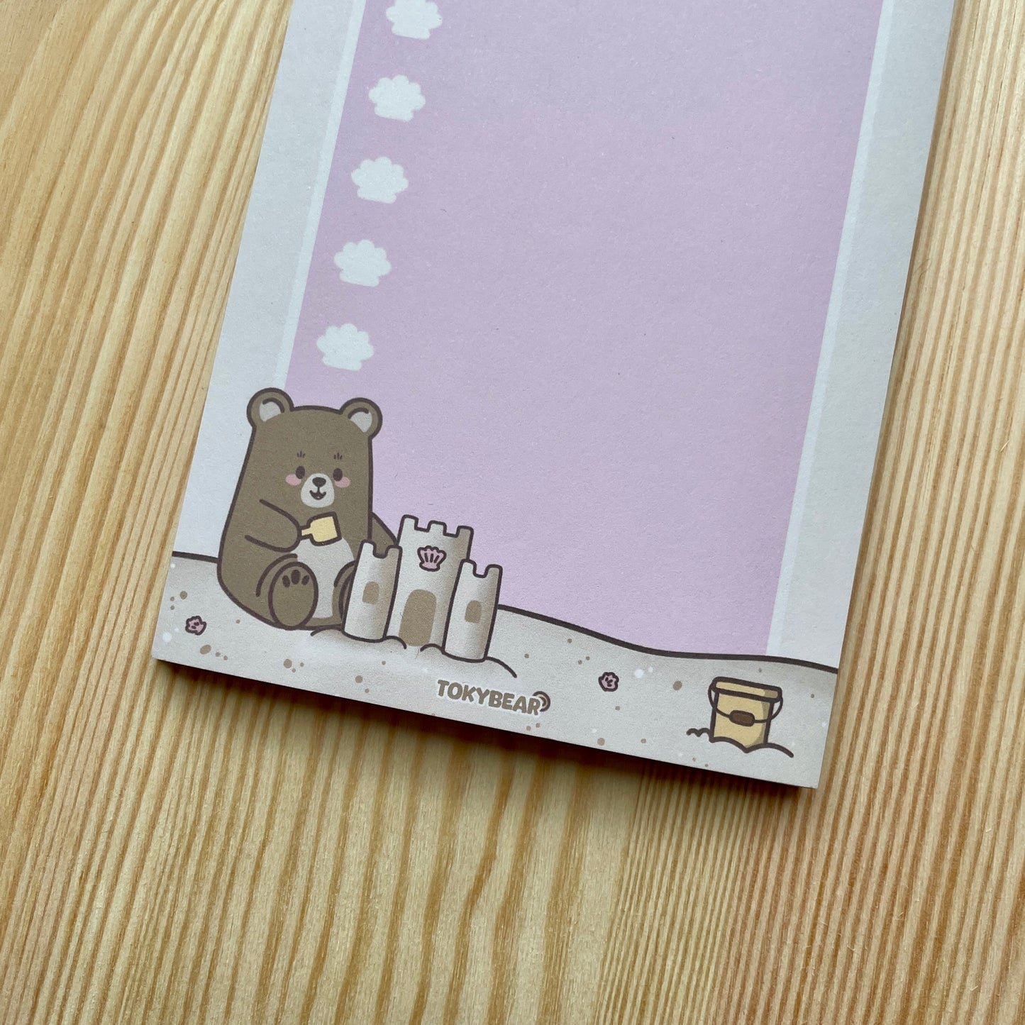 Checklist Notepad - Bear Building Sandcastle | Bears At The Beach