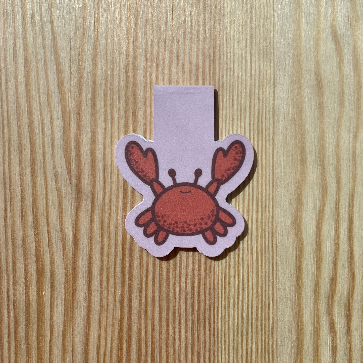 Magnetic Bookmark - Crab | Bears At The Beach