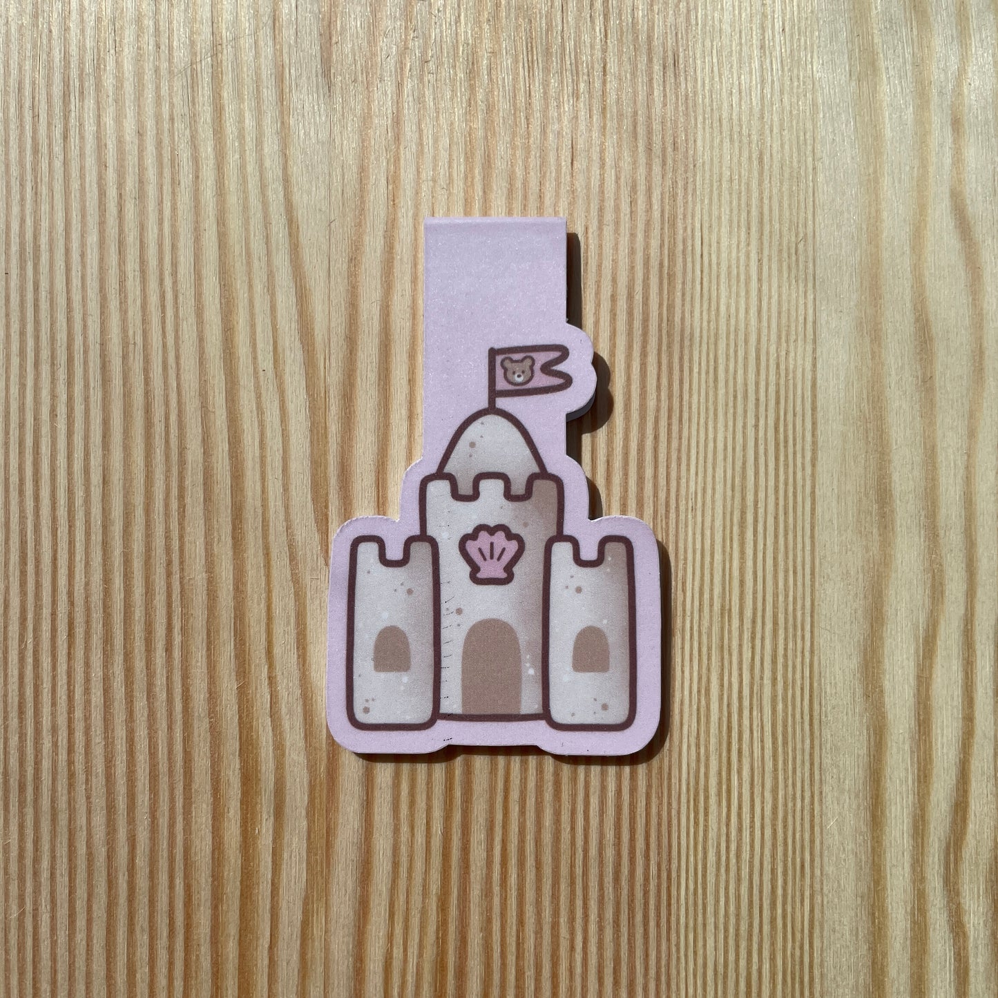 Magnetic Bookmark - Sandcastle | Bears At The Beach