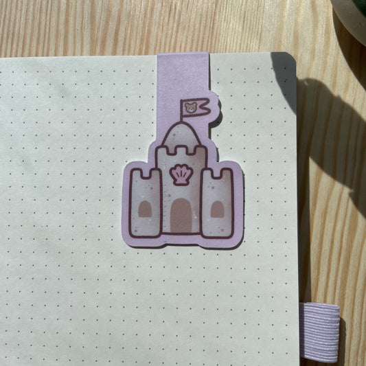 Magnetic Bookmark - Sandcastle | Bears At The Beach