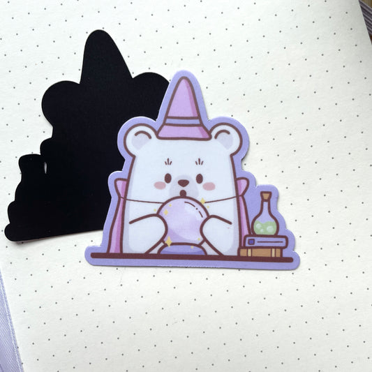 Magnet - Bear Gazing Into Crystal Ball | Witchy Bears
