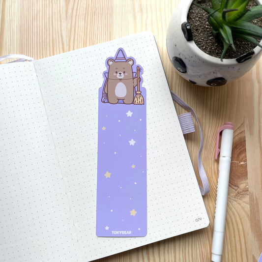 Bookmark - Bear Gazing Into Crystal Ball | Witchy Bears