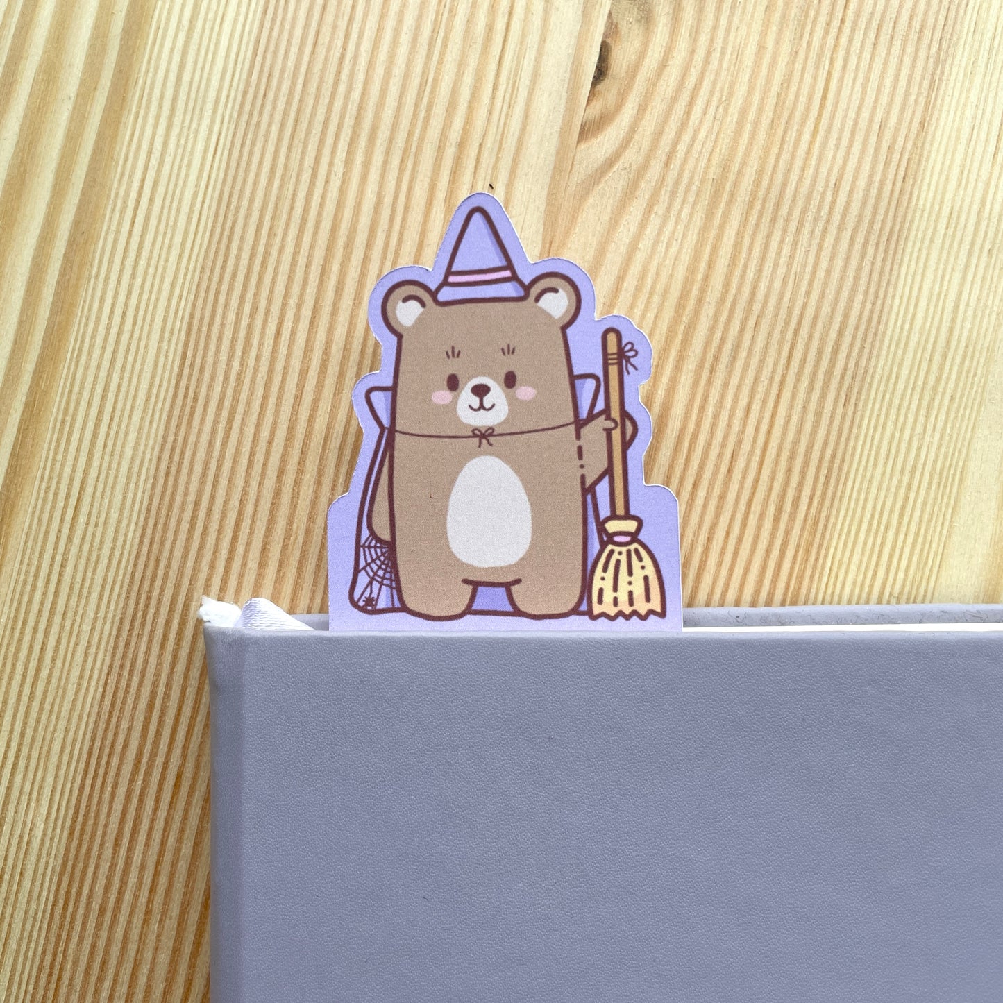 Bookmark - Bear Gazing Into Crystal Ball | Witchy Bears