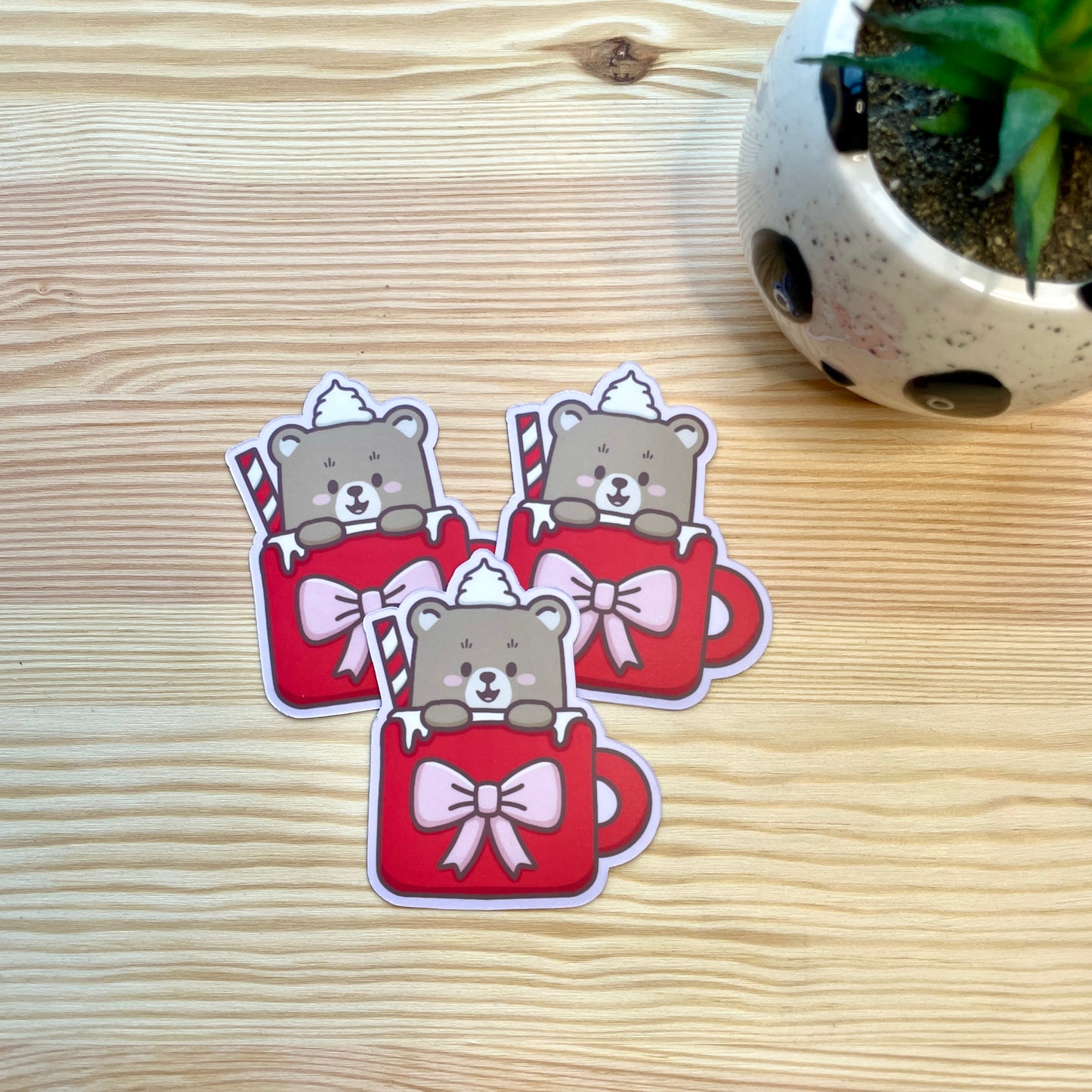 Magnet - Cosy Bear In Mug | A Cosy Christmas