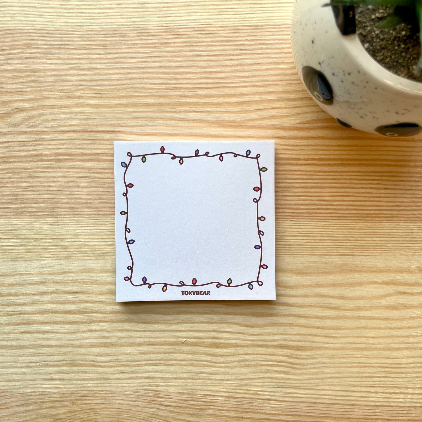 Memo Pad - Christmas Lights | A Cosy Christmas