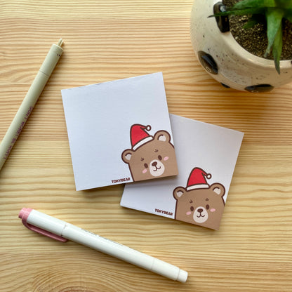 Memo pad - Christmas Bear | A Cosy Christmas