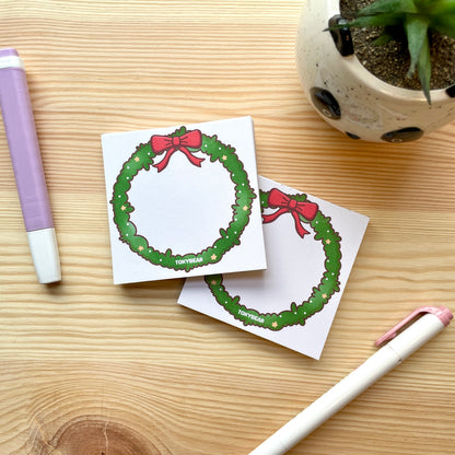 Memo Pad - Christmas Wreath | A Cosy Christmas