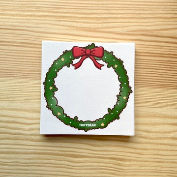 Memo Pad - Christmas Wreath | A Cosy Christmas