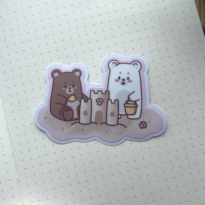 Sticker Pack - A Sunny Beach Day | Bears At The Beach