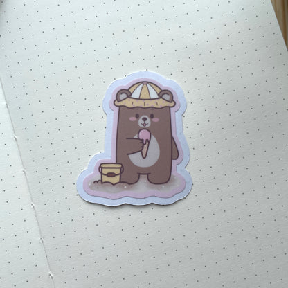 Sticker Pack - A Sunny Beach Day | Bears At The Beach