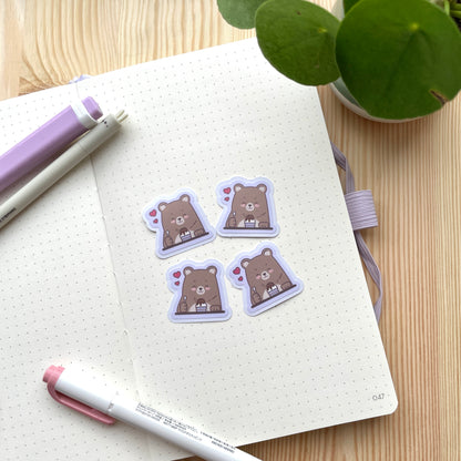 Sticker Pack - Bears Eating Ice Cream