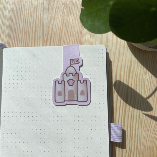 Magnetic Bookmark - Sandcastle | Bears At The Beach