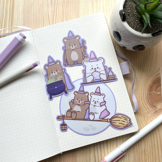 Magnets Pack | Witchy Bears