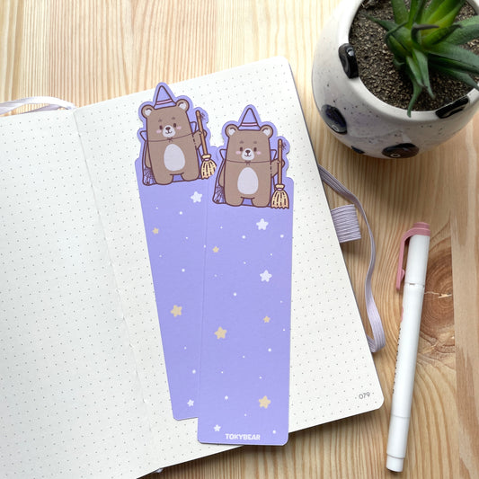 Bookmark - Bear Gazing Into Crystal Ball | Witchy Bears